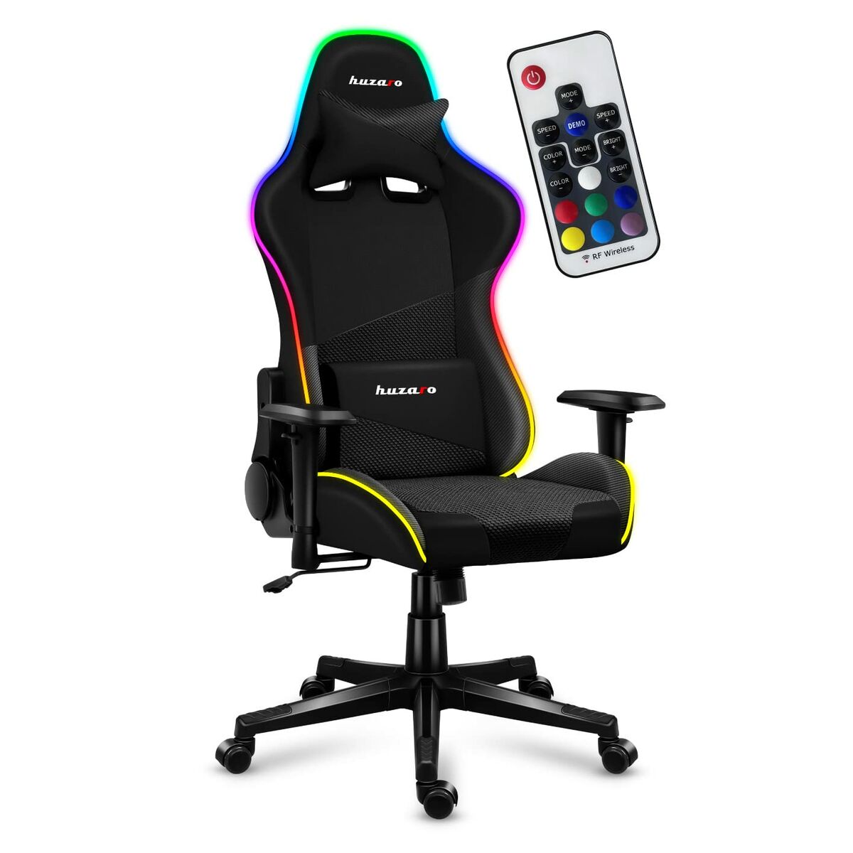 Herní křeslo Huzaro Hz-Force 6.2 Black RGB Černý